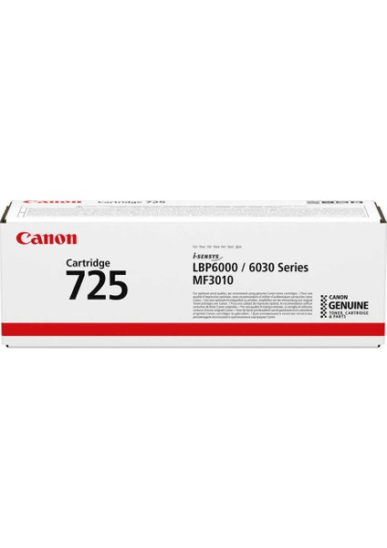CRG-725 Toner / LBP6000 / LBP6020 / LBP6030 Yazıcı Toneri