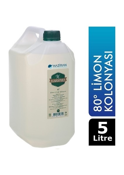 80 Derece Limon Kolonyası 5 lt