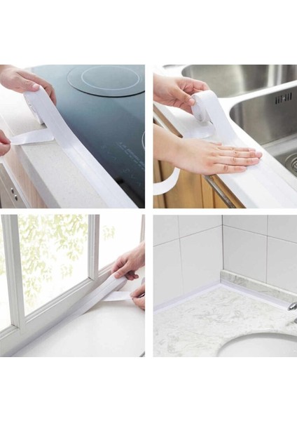 Su Sızdırmaz Geçirmez Bant Lavabo Küvet Kenar Bandı Küvet Duş 3.2