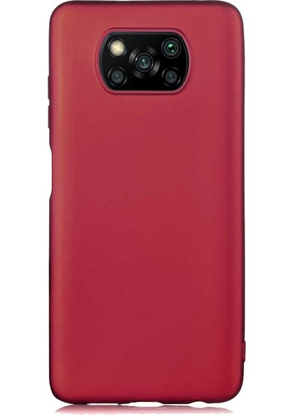 Xiaomi Poco X3 / Poco X3 Pro Kılıf Klasik Mat Renkli Yumuşak Premier Silikon Koyu Mor