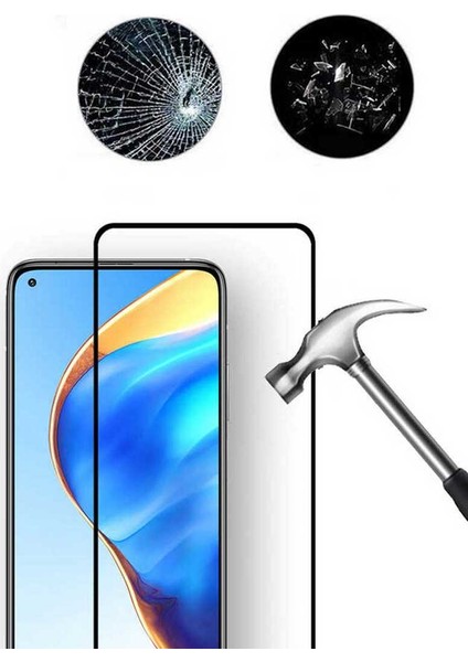 Xiaomi Mi 10T Tam Kaplayan Tamperli Cam Ekran Koruyucu Curved Kırılmaz Kenar modelleri