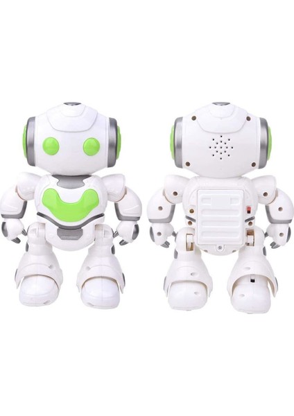 Uzaktan Kumandalı Işıklı Müzikli Dans Eden Akıllı Robot Yeşil A7367-J608-2 modelleri