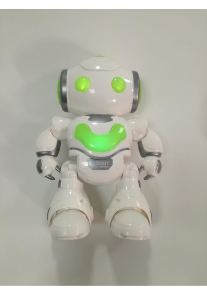 Uzaktan Kumandalı Işıklı Müzikli Dans Eden Akıllı Robot Yeşil A7367-J608-2 fırsatları