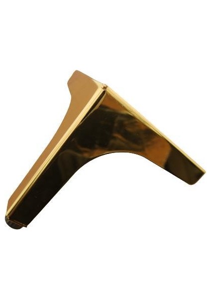 Dekor Metal Lükens Ayak Sarı 17 cm