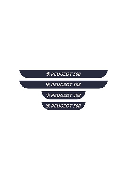 m Peugeot 308 Kapı Eşiği 4'lü Aksesuar