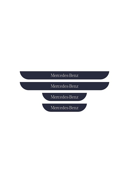 m Mercedes Benz Kapı Eşiği 4'lü Aksesuar