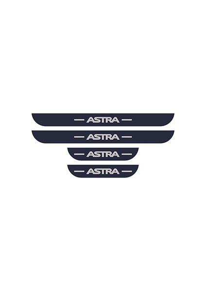 m Opel Astra Kapı Eşiği 4'lü Aksesuar