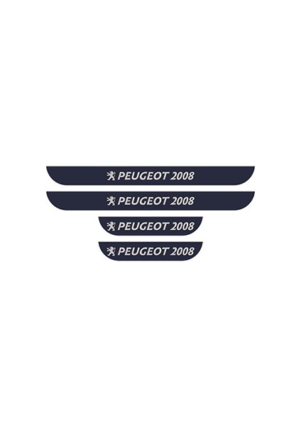m Peugeot 2008 Kapı Eşiği 4'lü Aksesuar