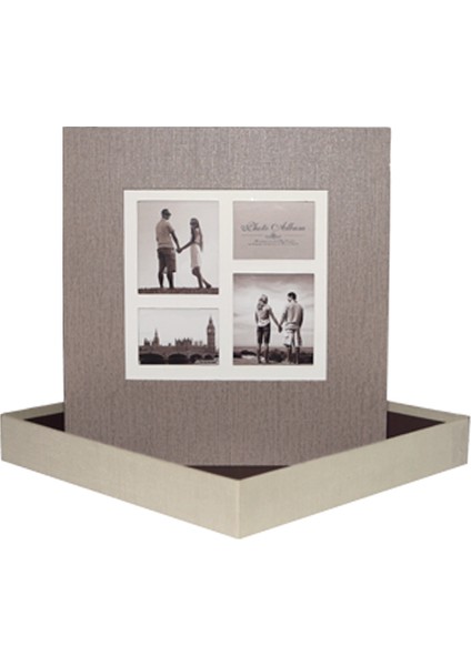 Koton Desenli 20 Yaprak [40 Sayfa] Yapışkanlı Fotoğraf Albümü