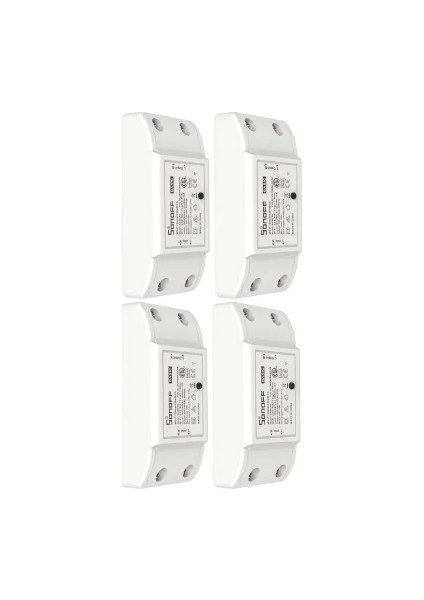 4 Adet Sonoff Basic R2 Switch Akıllı Ev Wifi Rölesi