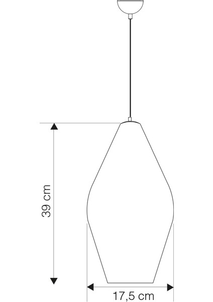 Cam Sarkıt Avize - Ms 325