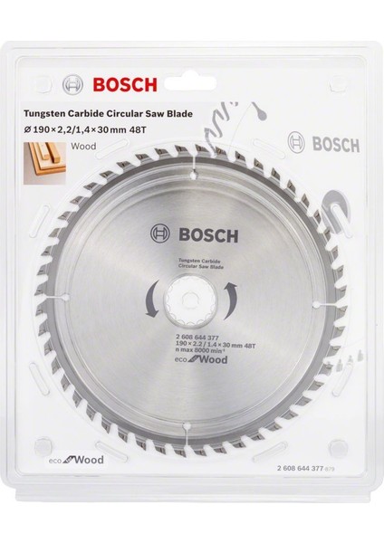 Sunta Daire Testere Optiline Eco 190*30MM 48 Diş fiyatları