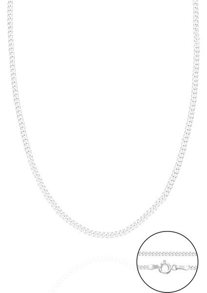 Gümüş Gurmet Zincir 2,10 mm Beyaz Boyun Kolye fiyatları