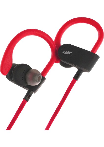 Acoustic 0534 Boyun Askılı Kablosuz Kulak İçi Bluetooth Kulaklık Kırmızı