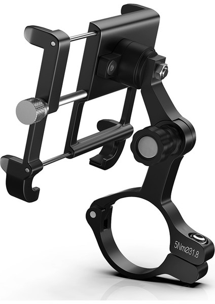 360 Derece Dönebilen Alüminyum Bisiklet Telefon Tutucu - Siyah (Yurt Dışından) modelleri