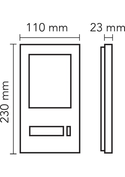 4,3'' Görüntülü Diafon Mekanik Butonlu Villa Kit