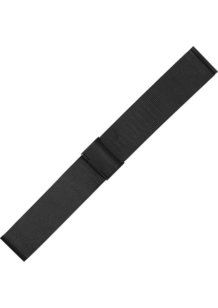Siyah Ince Örgü Hasır Çelik Saat Kordonu 22MM modelleri