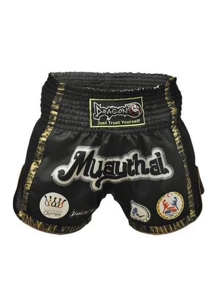 Muay Thai Federasyon Logolu Şort