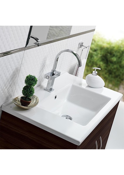 Cerastyle Arte Etajerli Lavabo 75 cm 067400U fiyatları
