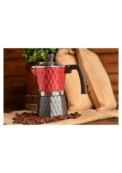 Diamante Moka Pot 6 Fincan