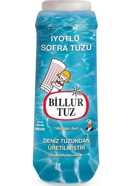 Rafine İyotlu Sofra Tuzu 500 gr