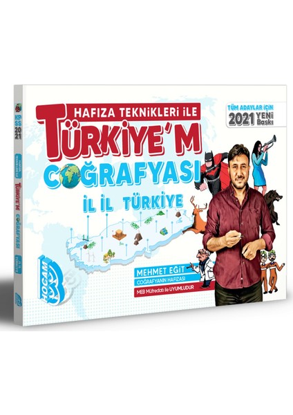2021 Tüm Adaylar İçin Hafıza Teknikleri İle Türkiye'm Coğrafyası