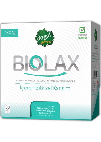 Bıolax Form Detoks Karışık Bitki Çayı 2 gr x 30'lu