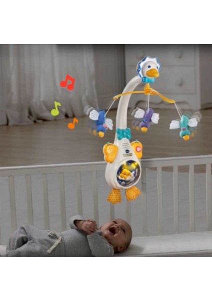 VTech Baby Bebeğimin Dönencesi Projektörlü Sevimli Uyku Arkadaşı Dönen