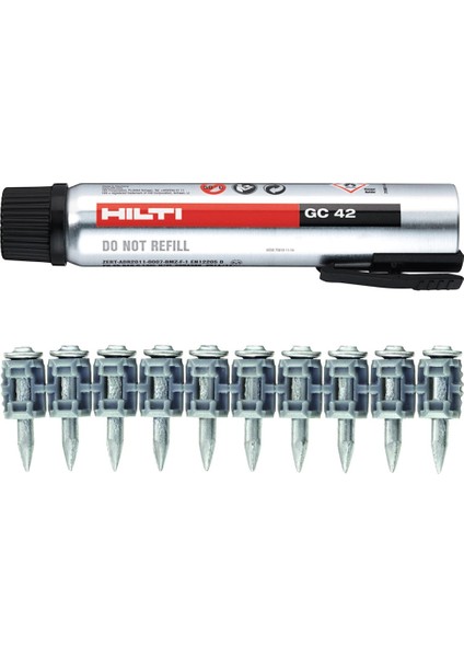 Eski Nesil Gazlı Tabanca Gazı + 750 Ad. Çivi