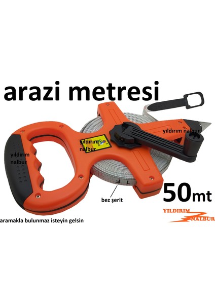 Şerit Metre Arazi Metresi