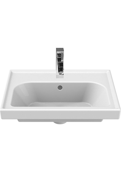 Seramik Cerastyle Frame Etajerli Lavabo 50 cm 030900U