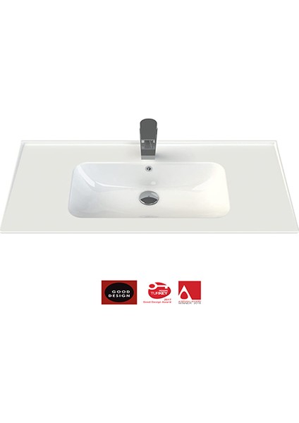 Cerastyle Blue Etajerli Lavabo 100 cm 042500U fiyatları