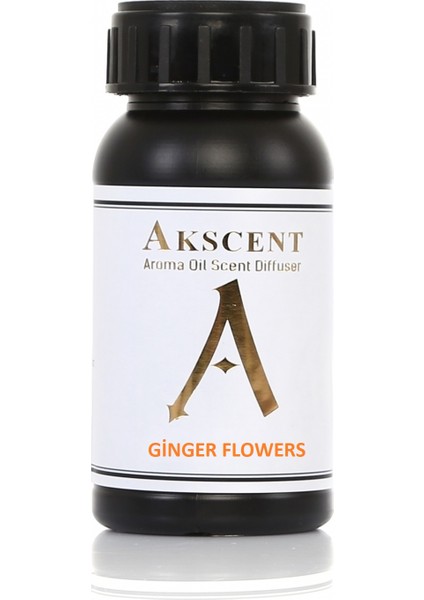 Ginger Flowers Tüm Koku Makinelerine Uyumlu Koku Makinesi Koku Kartuşu Esansı 250 ml