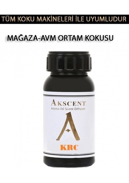 Krc Tüm Koku Makinelerine Uyumlu Koku Makinesi Koku Kartuşu Esansı 250 ml