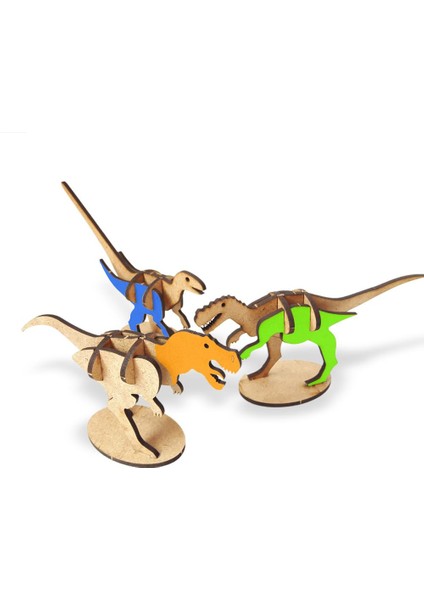 Dinozorlar 1 Ahşap Maket