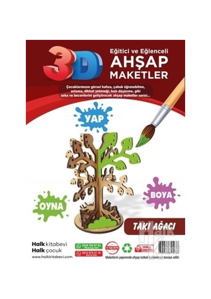 Takı Ağacı Ahşap Maket