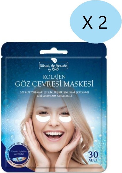 Çevresi Şişkinlik Kaz Ayağı Maske 30 Lu x 2