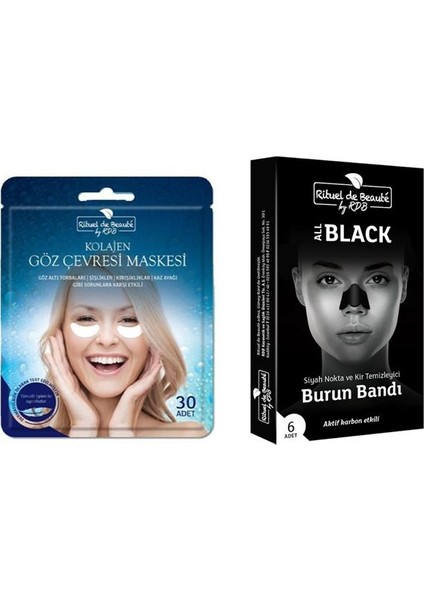 Aktif Karbon Burun Bandı & Göz Maskesi