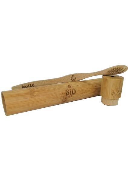 Bambu Diş Fırçası Ahşap Kutulu