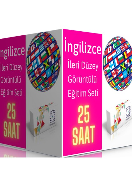 Enine Boyuna Eğitim İngilizce İleri Düzey Görüntülü Eğitim Seti