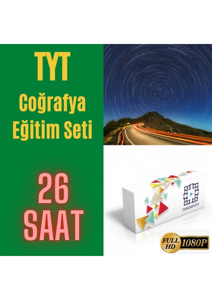 TYT Coğrafya Görüntülü Eğitim Seti