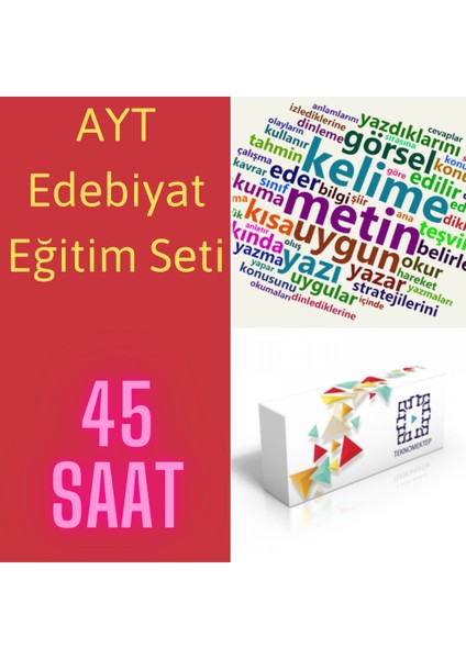 AYT Edebiyat Görüntülü Eğitim Seti