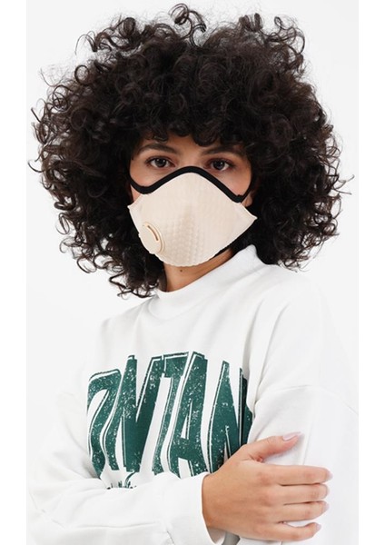 Boomerange Bej Unisex Koruyucu Maske