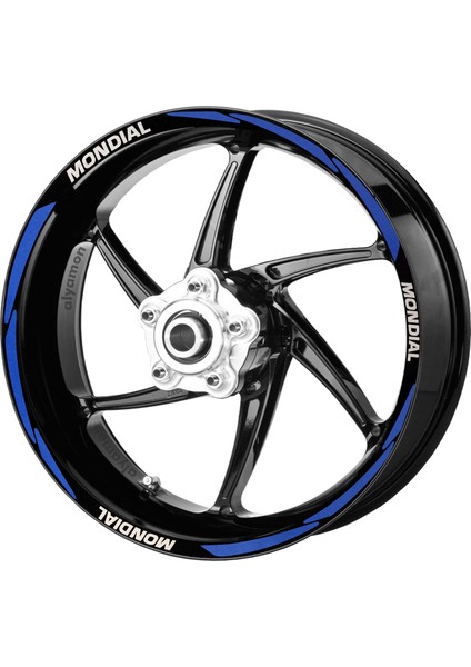 Mondıal Jant Şeridi Reflektif Beyaz Beyaz Model S