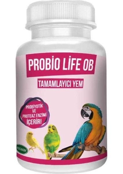 Probio Life Ob - Süs Kuşları Için Sindirim Düzenleyici Probiyotik 50G