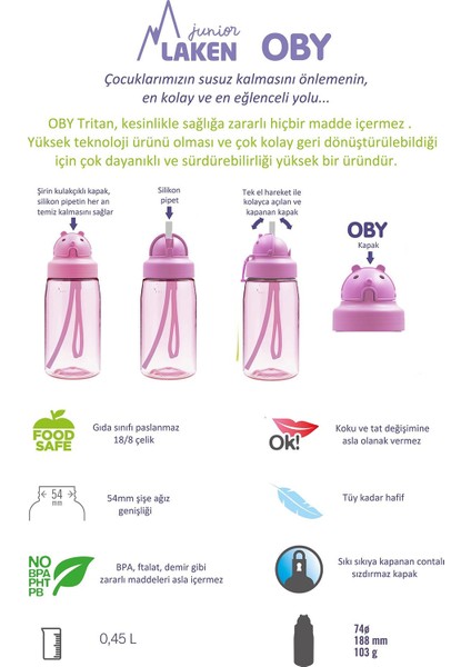 Trıtan Bottle 0,45 L. Obycap-Jumpıng
