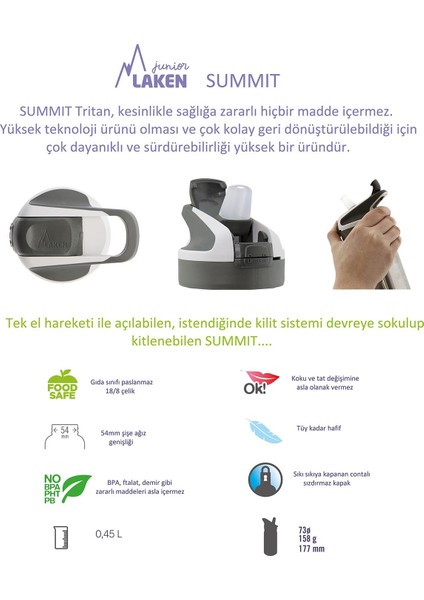 Trıtan Bottle 0,45 L. Summıt Cap -Chupı fiyatları
