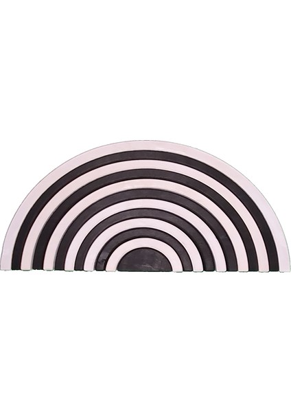 Waldorf Gökkuşağı 12'li Siyah Beyaz