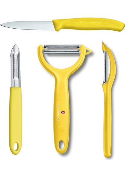 Sarı Soyacak + Bıçak Seti