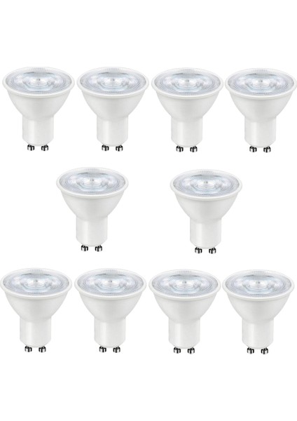 4,5-50W 4000K Kırık Beyaz Işık GU10 LED Spot Ampul 10 Adet fiyatları